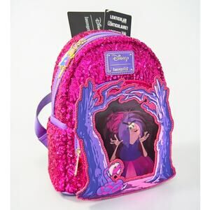 Loungefly Disney Sword in the Stone Madam Mim Lenticular Sequin Mini Backpack
